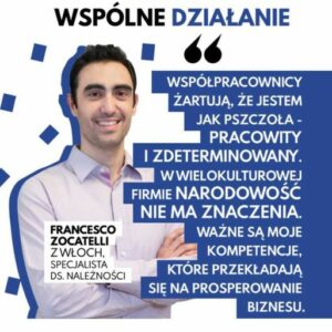 Twarzy WZZ: Francesco Zocatelli z Włoch