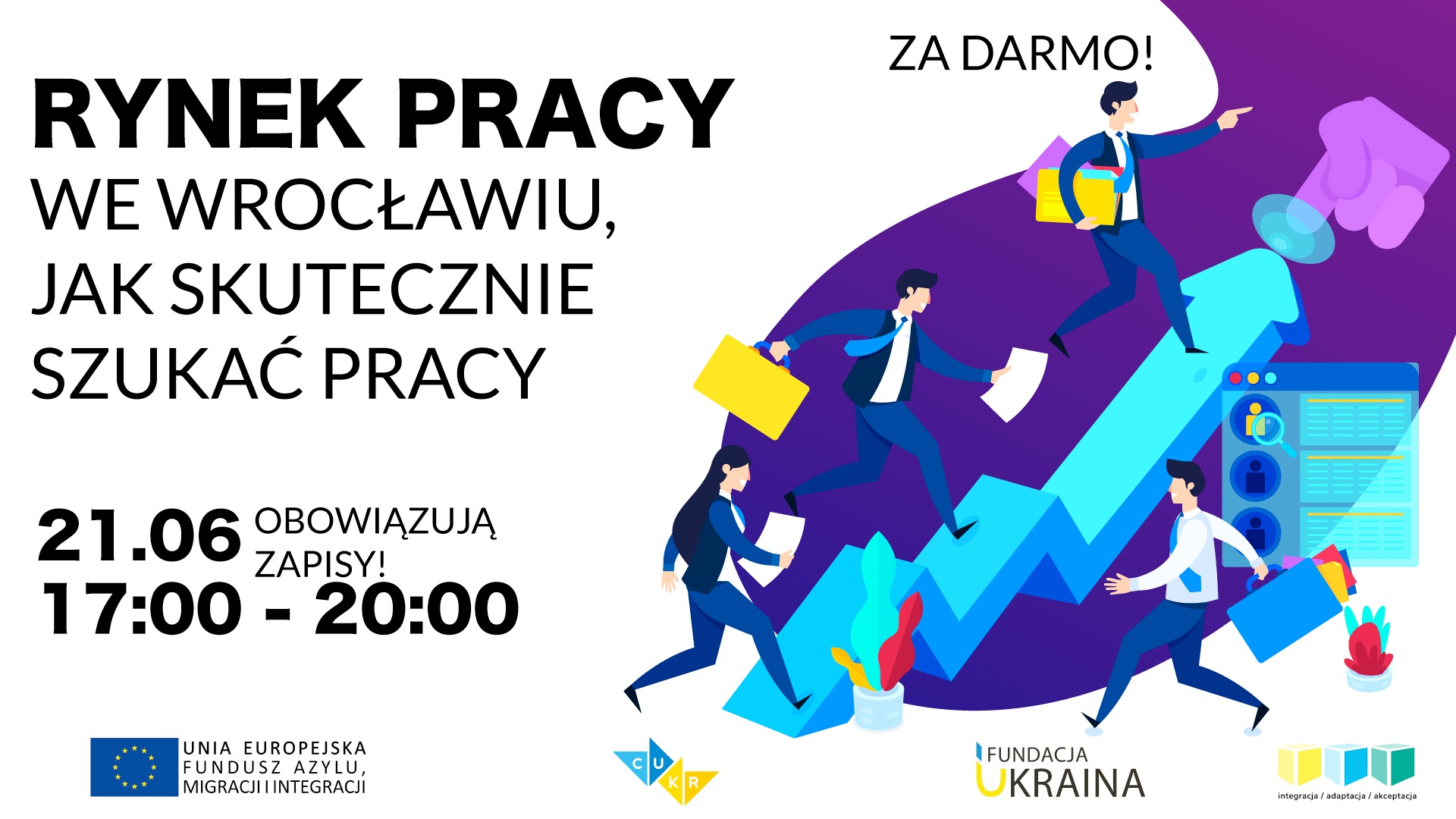 Семінар “Ринок праці у Вроцлаві, способи пошуку роботи” вже 21 червня!